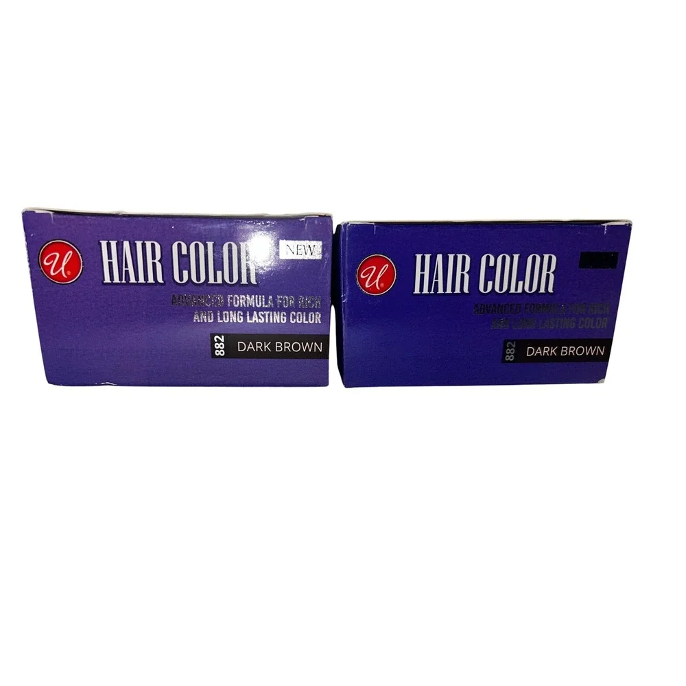 Universal Hair Color Dark Brown Permanent Hair Color 2 Boxes‎